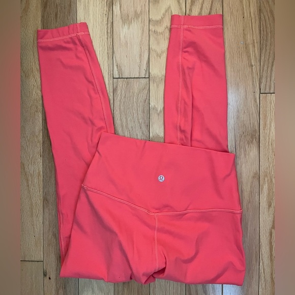 Lululemon Align Pant 25 Inch Guava Pink Sz 6 EUC - Picture 5 of 9